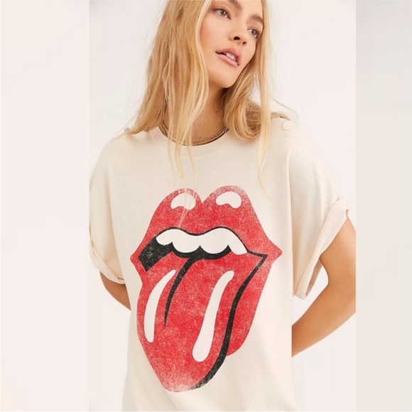 Daydreamer for Free People Rolling Stones’89 T-Shirt Dress Large - Picture 4 of 14